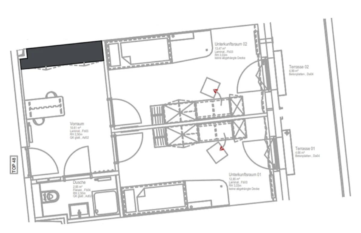 2-Zimmer-Wohnung mieten in Wien – 39,78 m², € 834