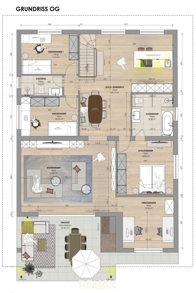 6-Zimmer-Haus mieten in Tulln – 169 m², € 2.850 – Bild 25 von 25