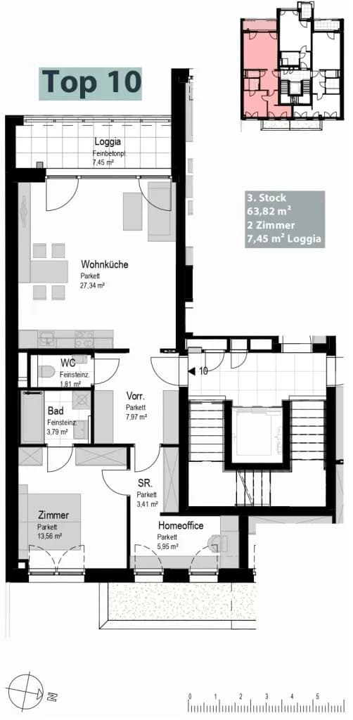 3-Zimmer-Wohnung kaufen in Wien – 69,84 m², € 465.900 – Bild 16 von 16