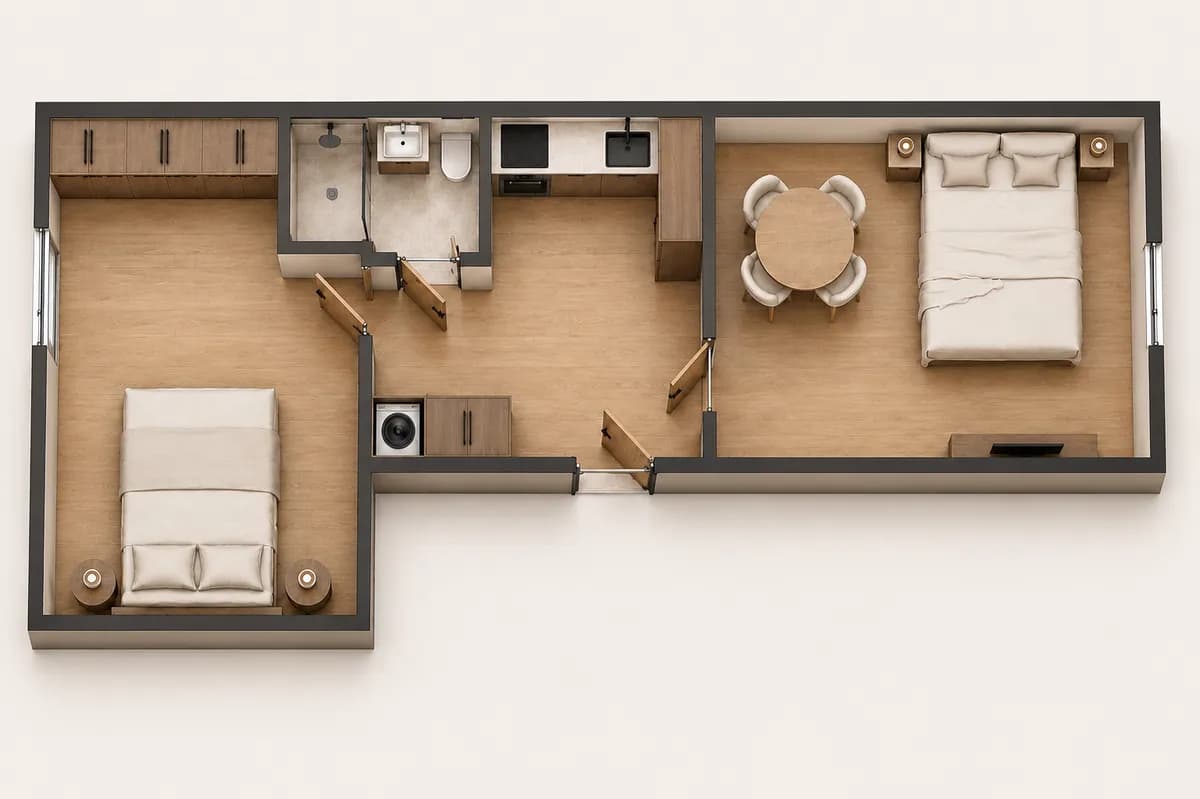 2-Zimmer-Wohnung mieten in Wien – 40 m², € 1.099 – Bild 4 von 19