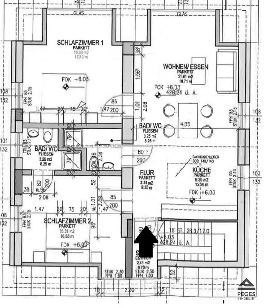 3-Zimmer-Wohnung mieten in Salzburg Stadt – 75 m², € 1.385 – Bild 10 von 10