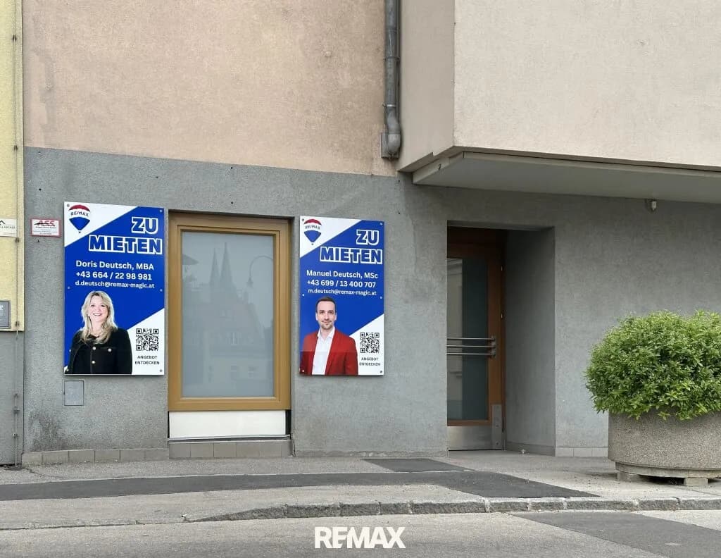 1-Zimmer-Gewerbeimmobilie mieten in Tulln – 46 m², € 691