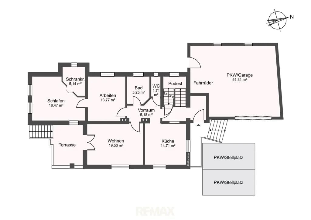 11-Zimmer-Gewerbeimmobilie kaufen in Hallein – 205,21 m², € 860.000 – Bild 18 von 19