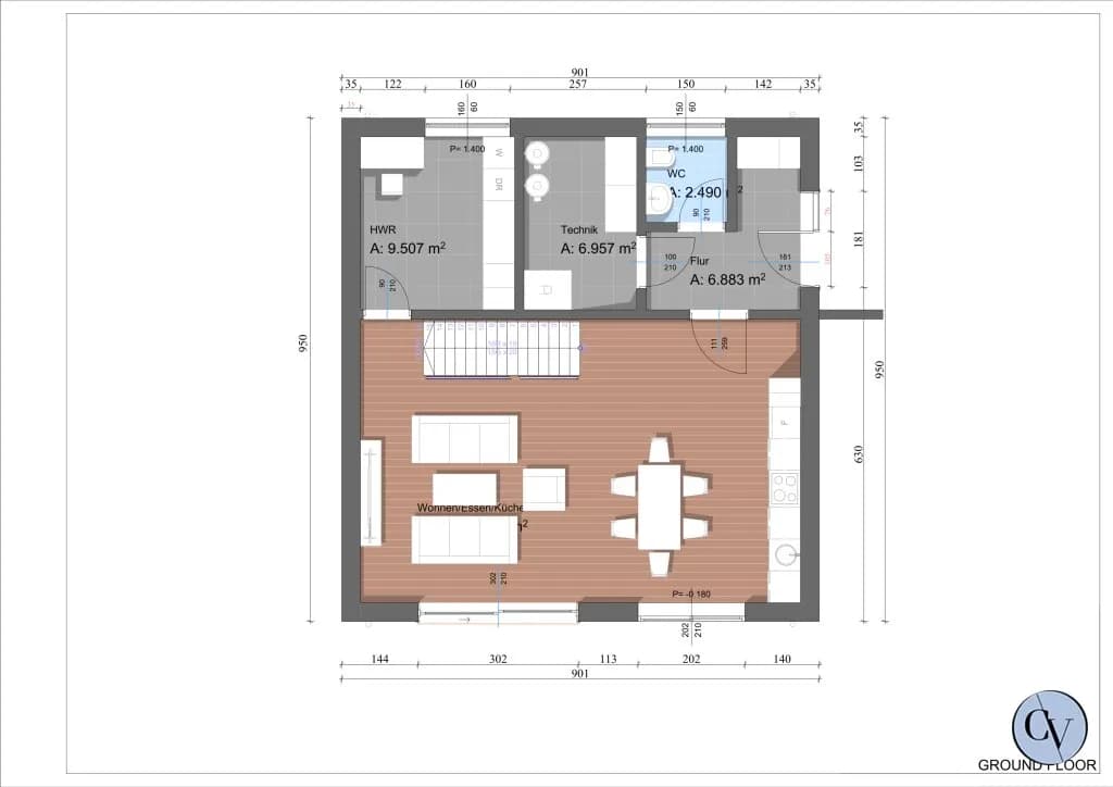 4-Zimmer-Haus kaufen in Bruck an der Leitha – 120 m², € 565.000 – Bild 10 von 11