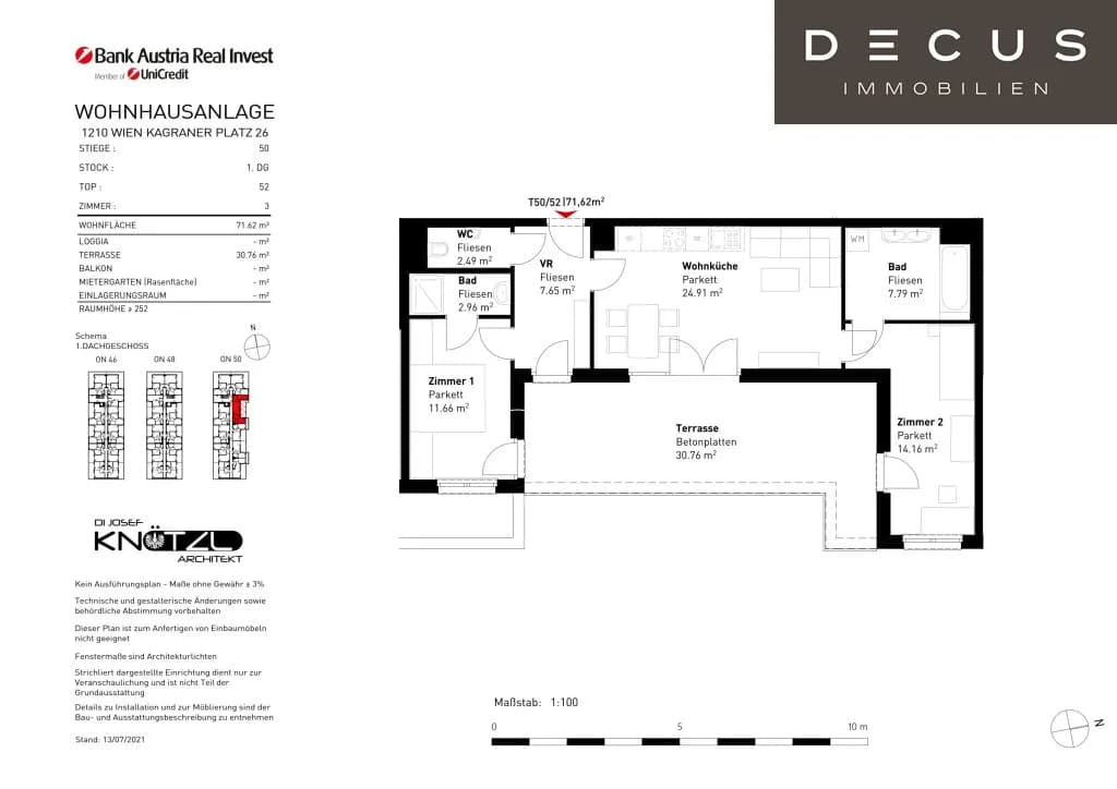 3-Zimmer-Wohnung mieten in Wien – 71,62 m², € 1.399 – Bild 17 von 17
