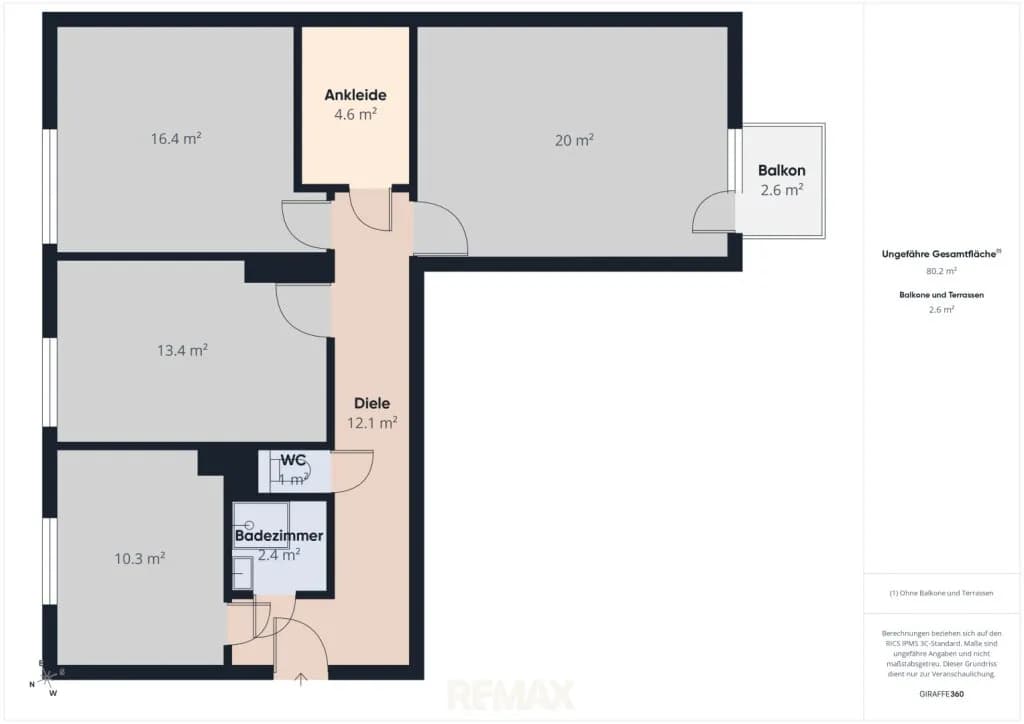 4-Zimmer-Wohnung kaufen in Wien – 80,2 m², € 399.000 – Bild 14 von 14