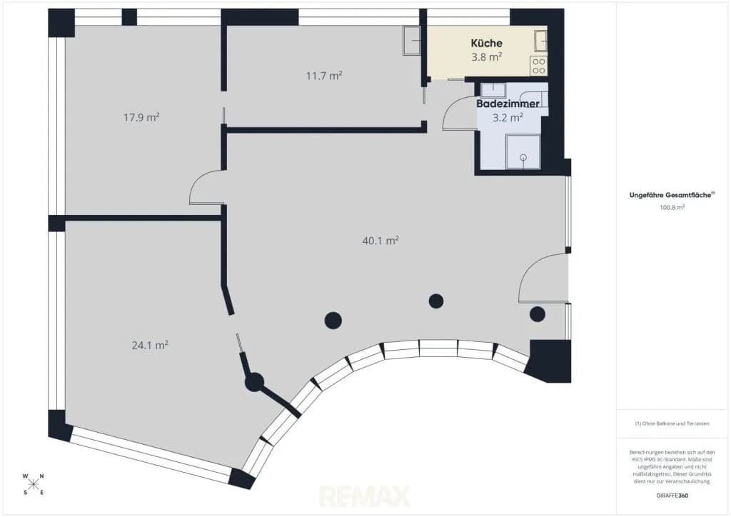 3-Zimmer-Gewerbeimmobilie mieten in Eisenstadt – 101 m², € 1.562 – Bild 10 von 10