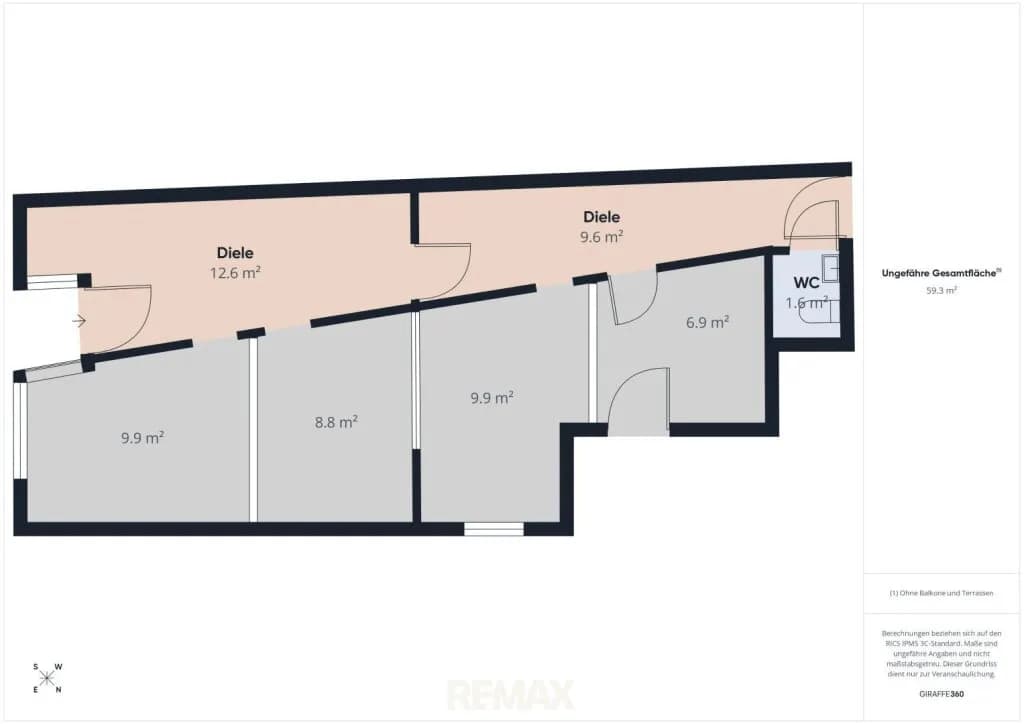 2-Zimmer-Gewerbeimmobilie mieten in Neusiedl am See – 63 m², € 700 – Bild 4 von 15