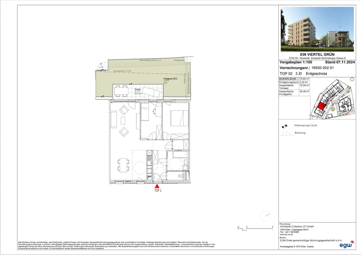 3-Zimmer-Wohnung mieten in Wiener Neustadt – 78,53 m², € 1.320 – Bild 17 von 17