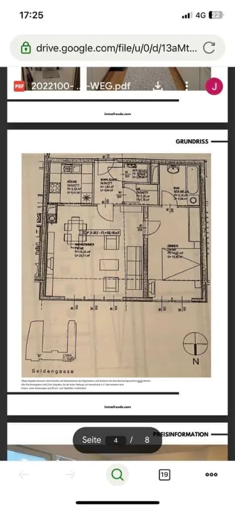2-Zimmer-Wohnung mieten in Wien – 59 m², € 1.390 – Bild 9 von 12