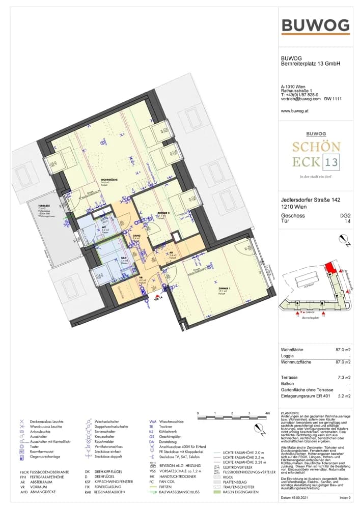 2-Zimmer-Wohnung kaufen in Wien – 87 m², € 399.000 – Bild 7 von 13