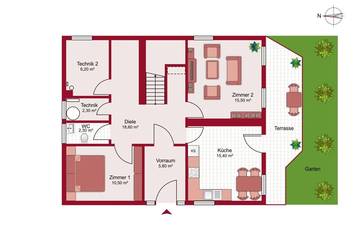 6-Zimmer-Haus kaufen in Kufstein – 141,01 m², € 599.000 – Bild 33 von 36