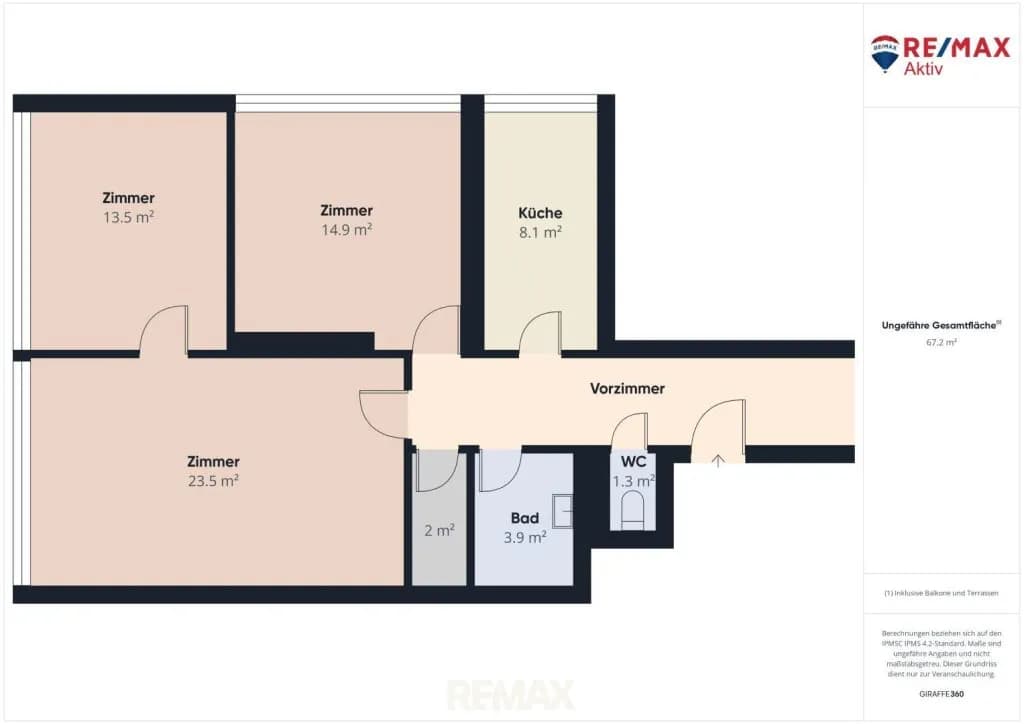 3-Zimmer-Wohnung kaufen in Gänserndorf – 73 m², € 169.000 – Bild 12 von 12