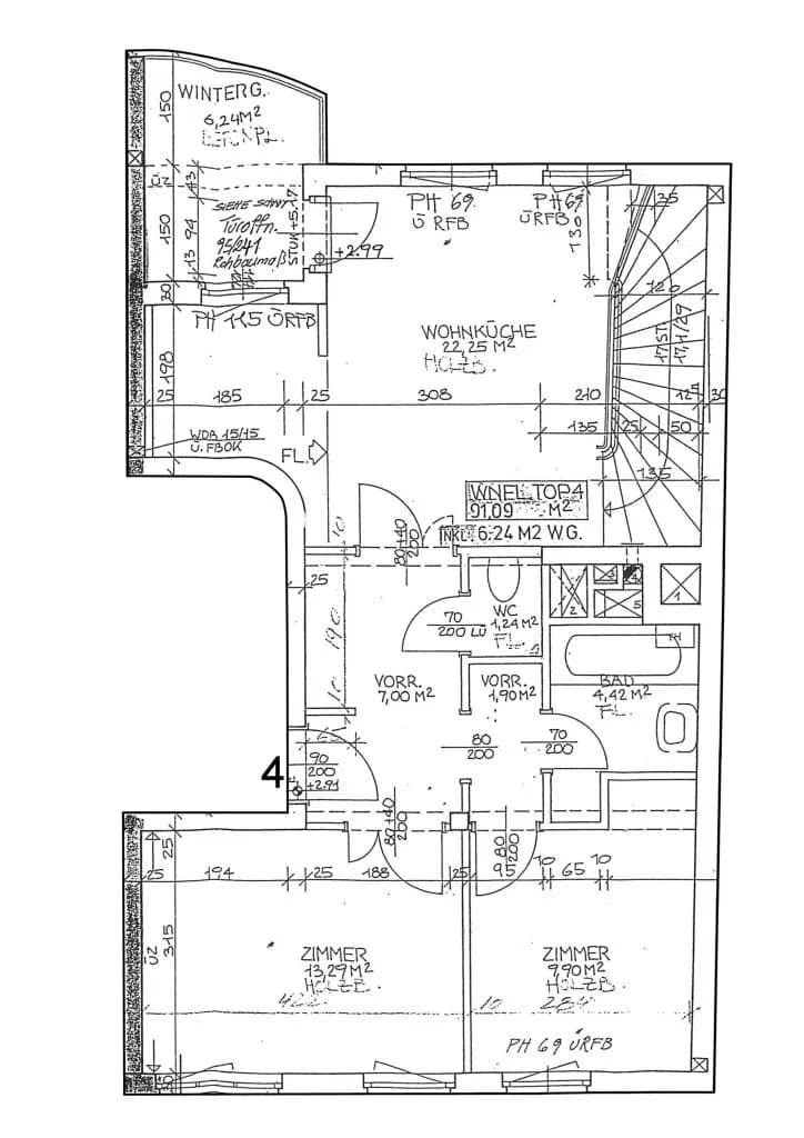 4-Zimmer-Wohnung mieten in Wien – 91,09 m², € 2.000 – Bild 15 von 16