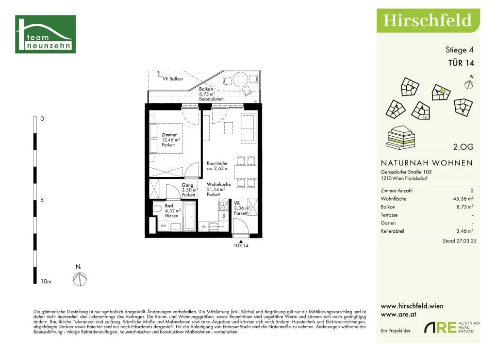 2-Zimmer-Wohnung kaufen in Wien – 45,19 m², € 261.000 – Bild 24 von 24