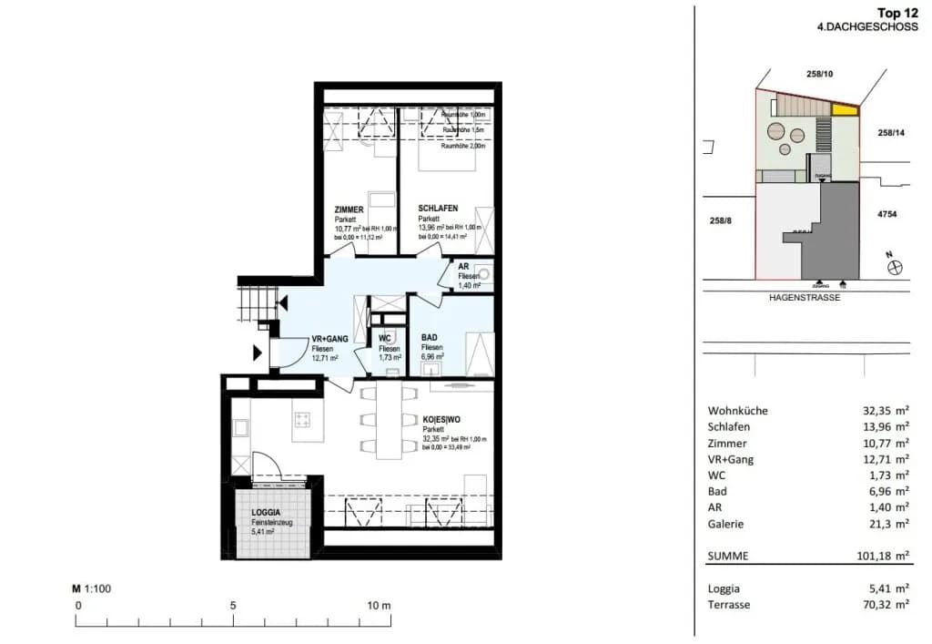 4-Zimmer-Wohnung kaufen in Linz – 101,18 m², € 749.000 – Bild 9 von 17