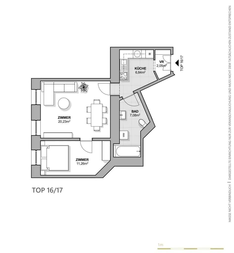 Immobilie kaufen in Wien – 47,82 m², € 179.000 – Bild 5 von 5