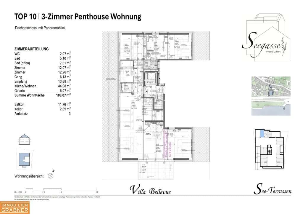 3-Zimmer-Wohnung kaufen in Gmunden – 110,46 m², € 1.340.000 – Bild 5 von 7