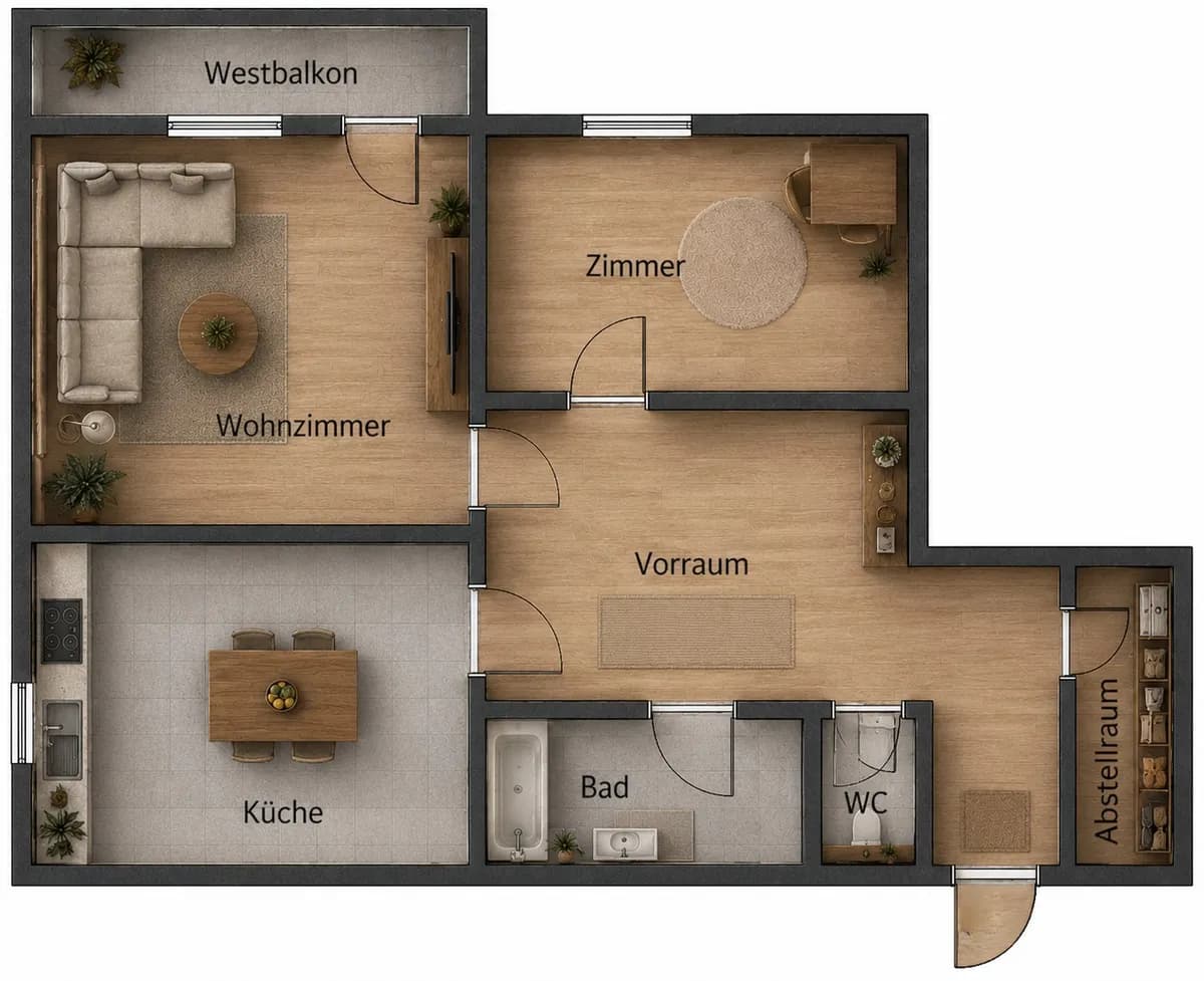 2-Zimmer-Wohnung kaufen in Graz – 65 m², € 174.000 – Bild 13 von 13