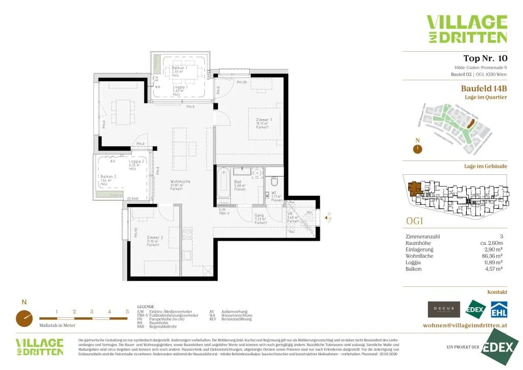 3-Zimmer-Wohnung kaufen in Wien – 86,36 m², € 614.000 – Bild 8 von 8