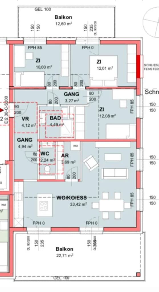 4-Zimmer-Wohnung kaufen in Graz – 89,14 m², € 499.567 – Bild 6 von 6