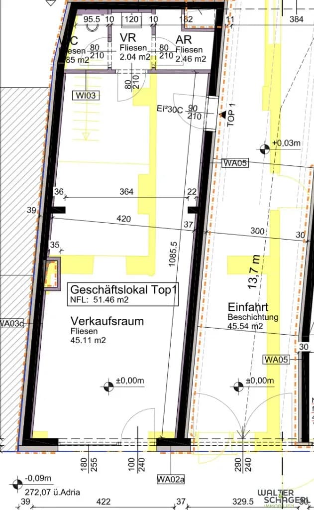 Gewerbeimmobilie mieten in Sankt Pölten – 45 m², € 1.091 – Bild 7 von 7