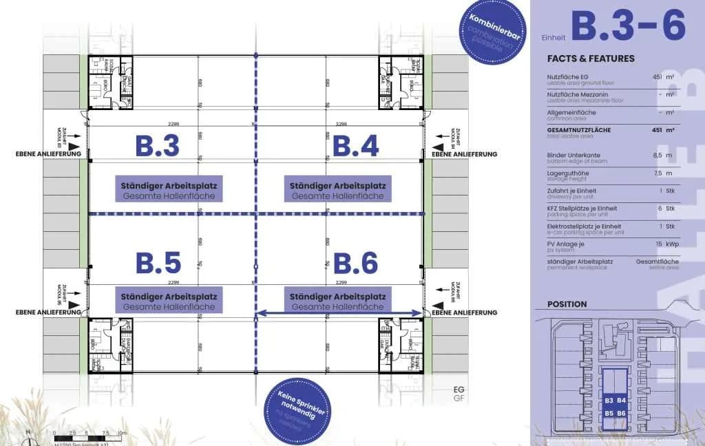 Gewerbeimmobilie mieten in Neusiedl am See – 451 m², € 6 – Bild 2 von 6