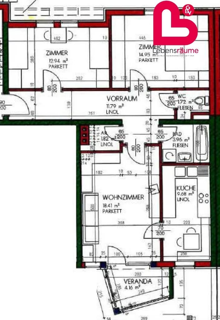 3-Zimmer-Wohnung mieten in Rohrbach – 79 m², € 816 – Bild 13 von 18