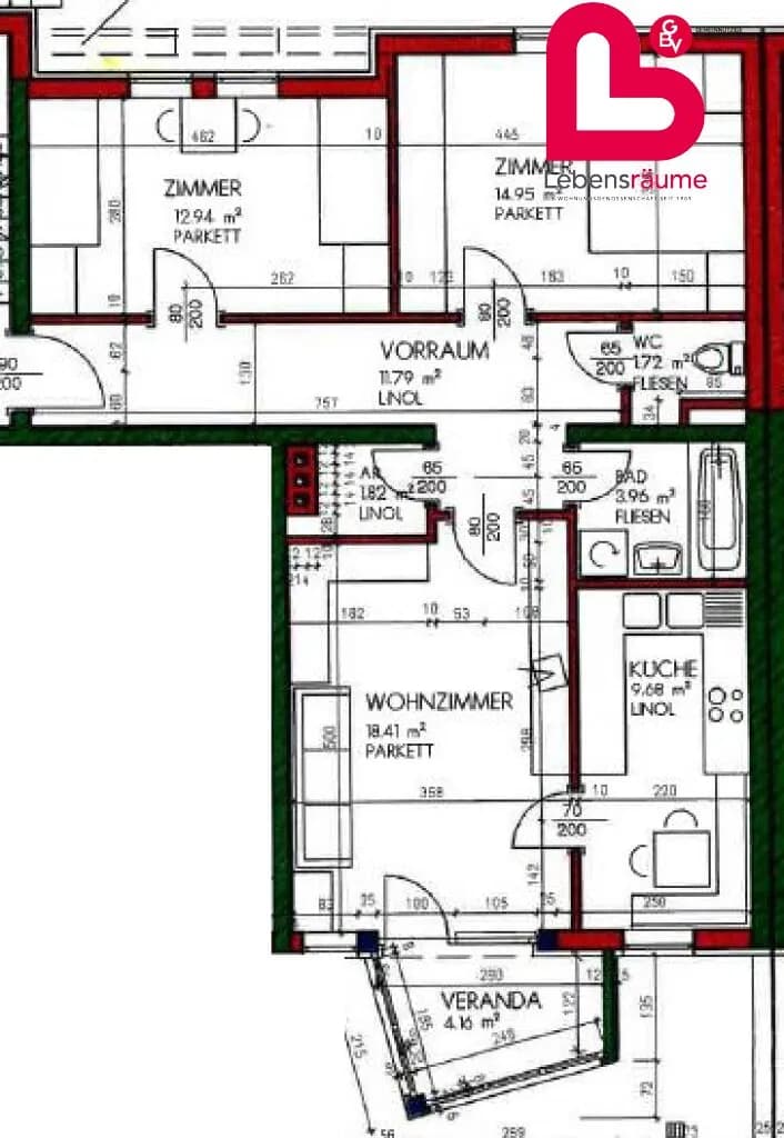3-Zimmer-Wohnung mieten in Rohrbach – 79 m², € 816 – Bild 18 von 18