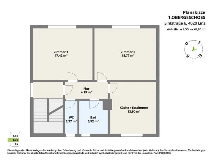 6-Zimmer-Haus mieten in Linz – 141 m², € 2.130 – Bild 32 von 33