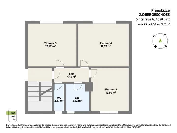6-Zimmer-Haus mieten in Linz – 141 m², € 2.130 – Bild 33 von 33