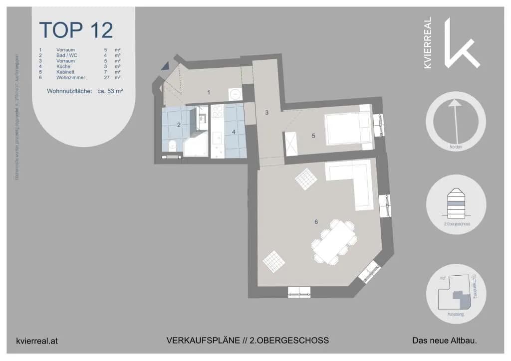 Wohnung kaufen in Wien – 53 m², € 305.000 – Bild 8 von 8