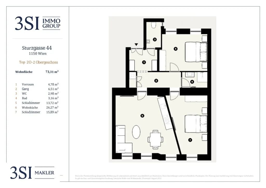3-Zimmer-Wohnung kaufen in Wien – 73,31 m², € 389.000 – Bild 10 von 10