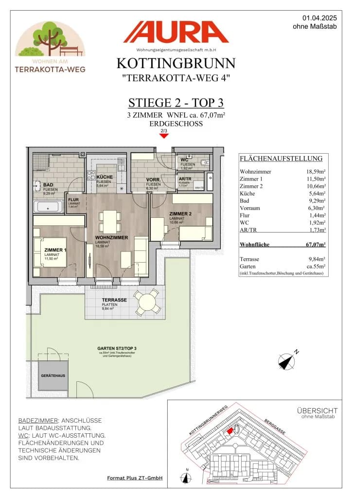 3-Zimmer-Wohnung kaufen in Baden – 66,91 m², € 284.900 – Bild 10 von 13