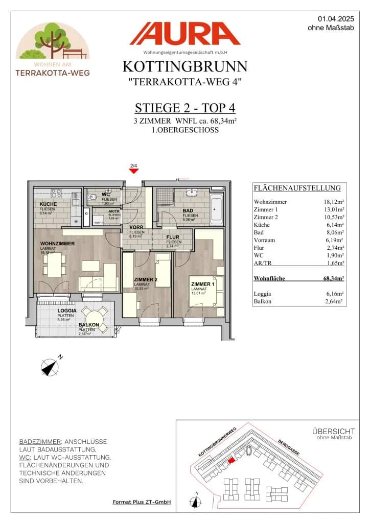 3-Zimmer-Wohnung kaufen in Baden – 66,91 m², € 284.900 – Bild 12 von 13