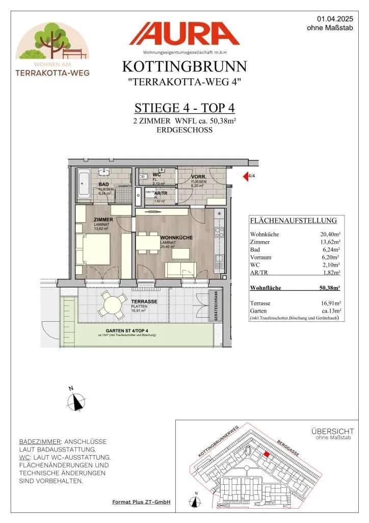 2-Zimmer-Wohnung kaufen in Baden – 50,23 m², € 214.900 – Bild 9 von 14