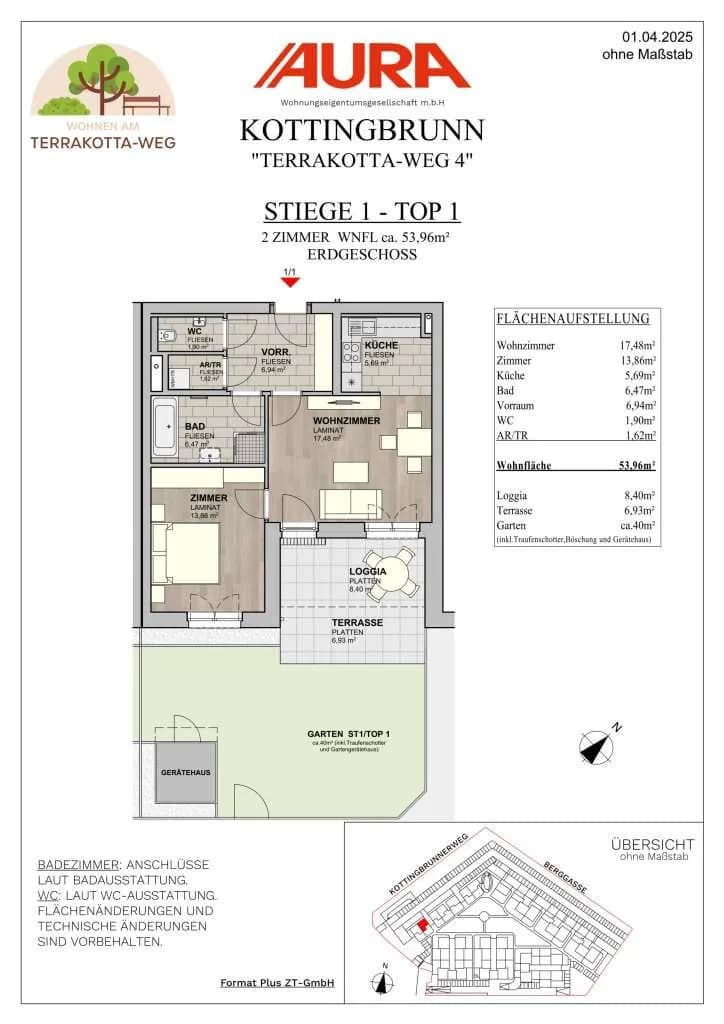 2-Zimmer-Wohnung kaufen in Baden – 50,23 m², € 214.900 – Bild 12 von 14