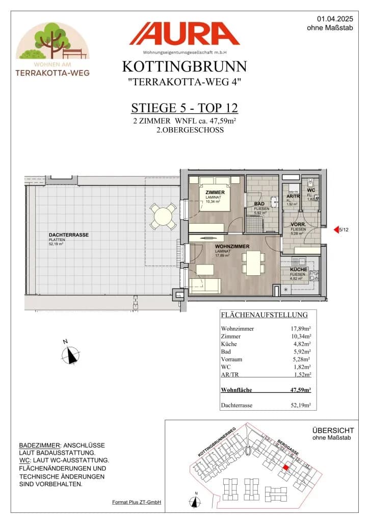 2-Zimmer-Wohnung kaufen in Baden – 46,79 m², € 219.900 – Bild 9 von 11