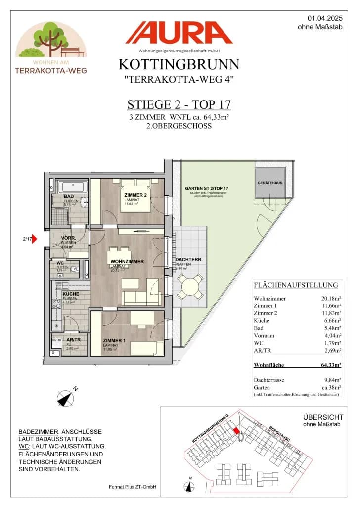 3-Zimmer-Wohnung kaufen in Baden – 62,04 m², € 274.900 – Bild 11 von 12