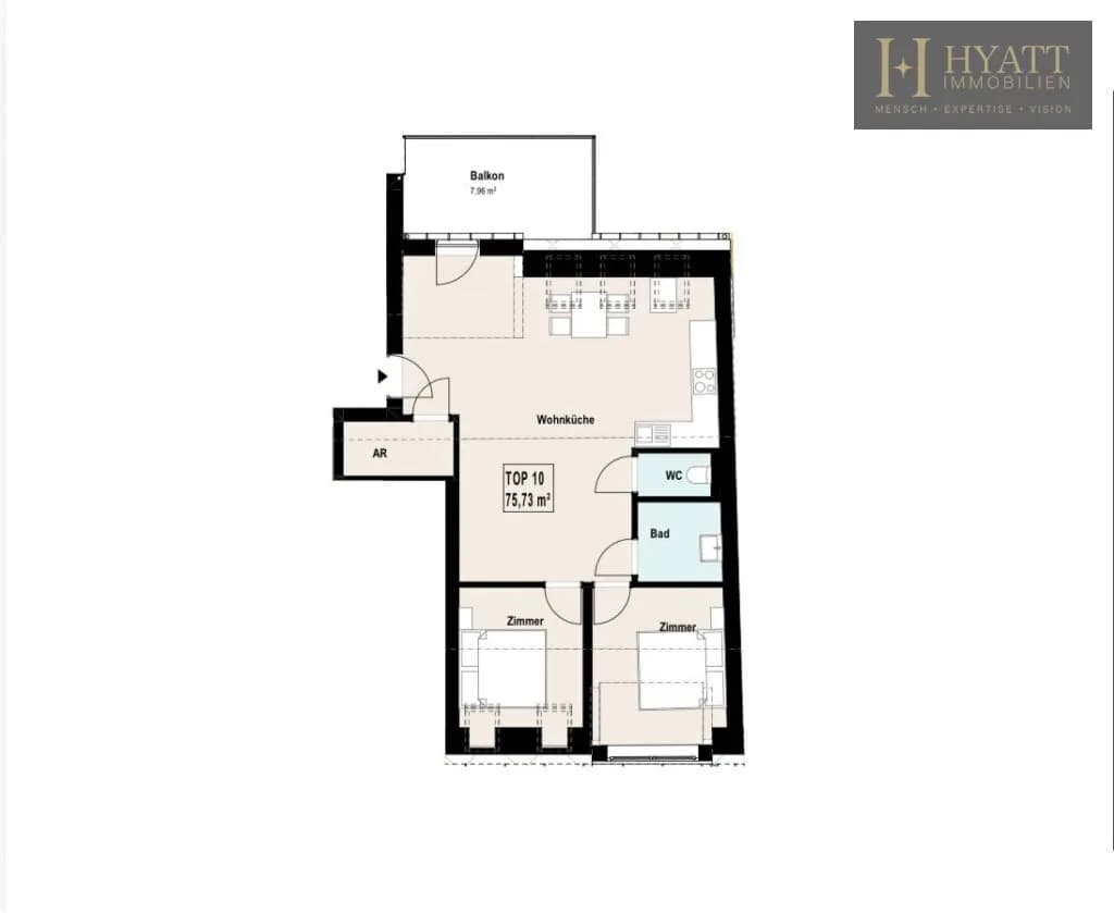 Wohnung kaufen in Wien – 75,73 m², € 392.237 – Bild 13 von 13