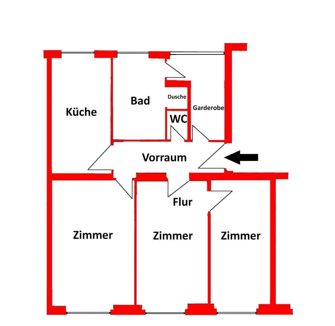 3-Zimmer-Wohnung mieten in Linz – 88 m², € 1.131 – Bild 8 von 8