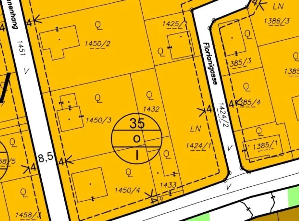 Grundstück kaufen in Korneuburg – 1 216 m², € 225.000 – Bild 3 von 4