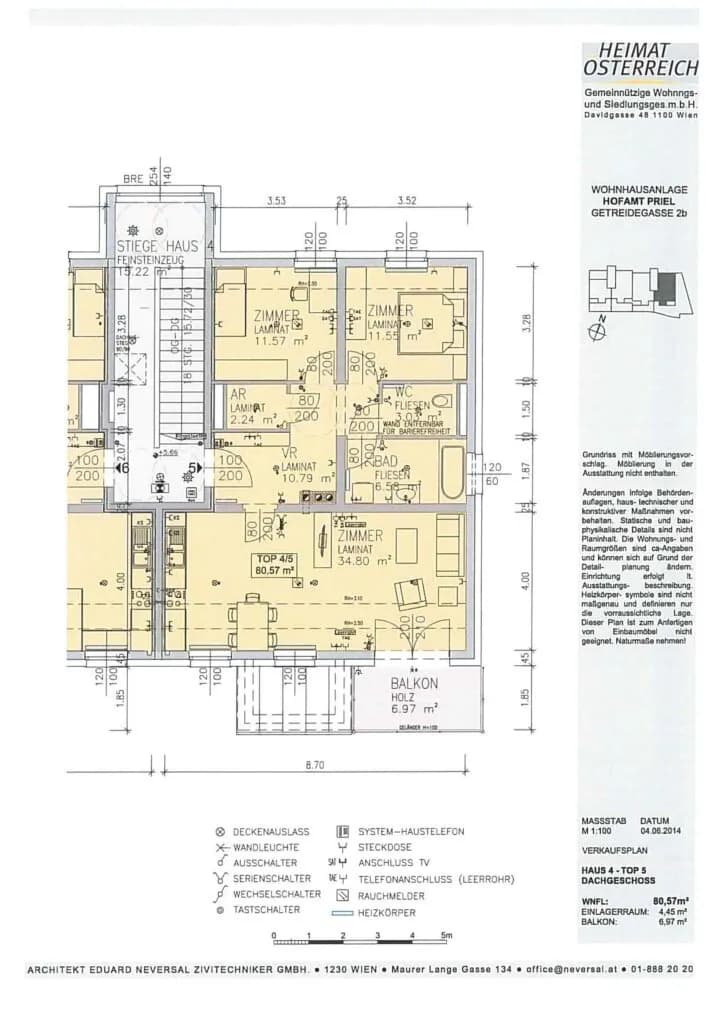 3-Zimmer-Wohnung mieten in Melk – 80,81 m², € 687 – Bild 16 von 16