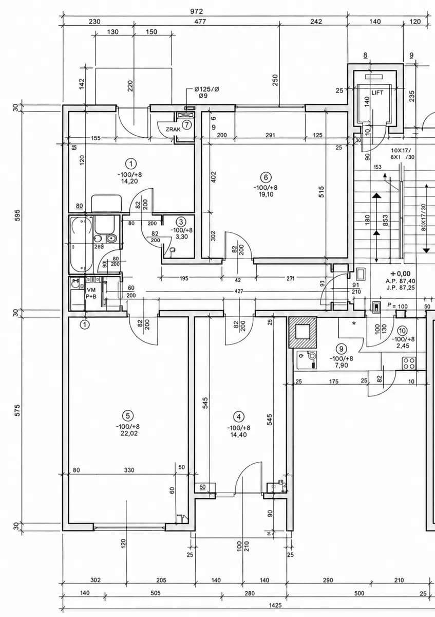 3-Zimmer-Wohnung kaufen in Graz – 83,91 m², € 185.000 – Bild 2 von 9