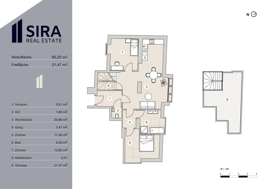 3-Zimmer-Wohnung kaufen in Wien – 85,25 m², € 599.000 – Bild 15 von 15
