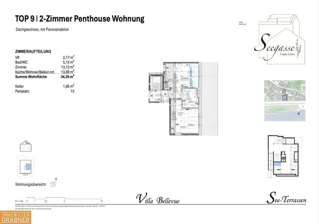 2-Zimmer-Wohnung kaufen in Gmunden – 34,35 m², € 445.000 – Bild 5 von 7