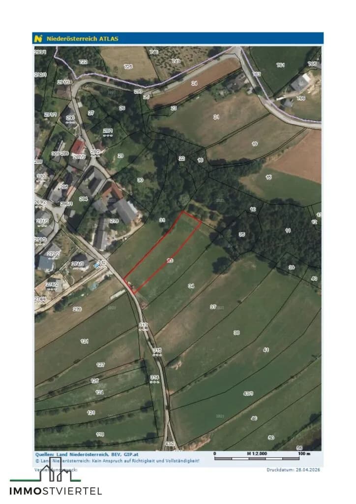 Grundstück kaufen in Melk – 2 554 m², € 89.000 – Bild 4 von 6