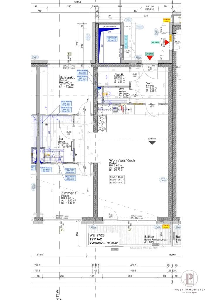 3-Zimmer-Wohnung mieten in Graz – 80 m², € 1.241 – Bild 5 von 5