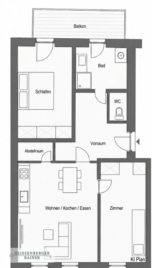 3-Zimmer-Wohnung mieten in Graz – 64,6 m², € 1.061 – Bild 15 von 15
