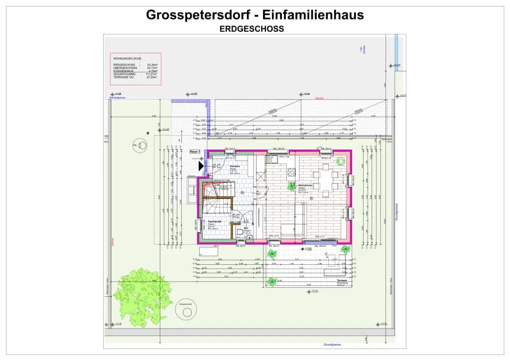 4-Zimmer-Haus kaufen in Oberwart – 106,52 m², € 399.000 – Bild 33 von 34